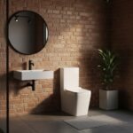 KOMPAKT WC STOJĄCY PIONOWY BEZRANTOWY BIAŁY WYPINANA DESKA WOLNOOPADAJĄCA MADERO ELITE