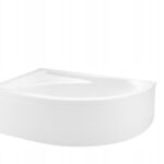 WANNA NAROŻNA LEWA Z OBUDOWĄ SYFONEM BATERIA 3 OTOWOROWĄ CHROM 150X100