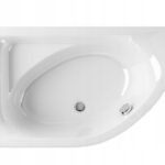 WANNA Z OBUDOWĄ SYFONEM NAROŻNA LEWA ASYMETRYCZNA AKRYLOWA BIAŁA 150X100