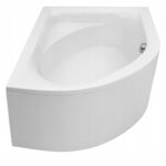 WANNA Z OBUDOWĄ  SYFONEM NAROŻNA PRAWA ASYMETRYCZNA AKRYLOWA 150X100