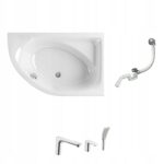 Wanna MILA 150x100 z obudową, baterią i syfonem