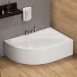 WANNA NAROŻNA 170X110 PRAWA Z OBUDOWĄ BATERIA NAWANNOWA SYFON LAMINART