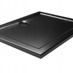BRODZIK LAZIENKOWY POSADZKOWY PRYSZNICOWY 120X90X4 PROSTOKATNY CZARNY